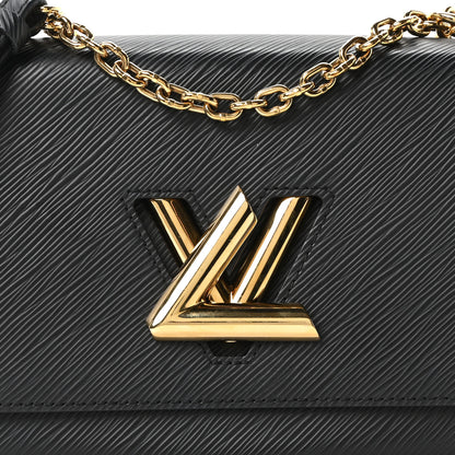 Louis Vuitton Epi Twist Shoulder Bag MM Black 8 of 10