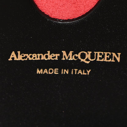 Alexander McQueen Calfskin Skull Lock Mini Crossbody Bag Black 6 of 13
