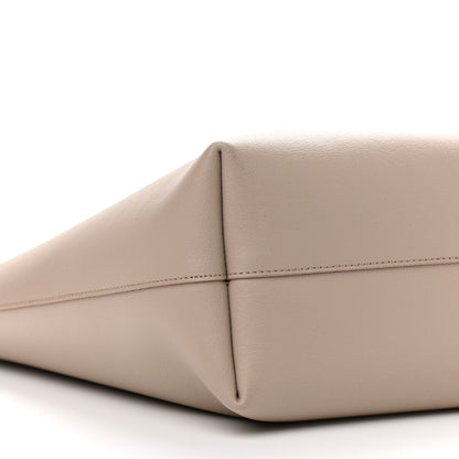Saint Laurent Calfskin Large Shopping Tote Natural 10 of 11
