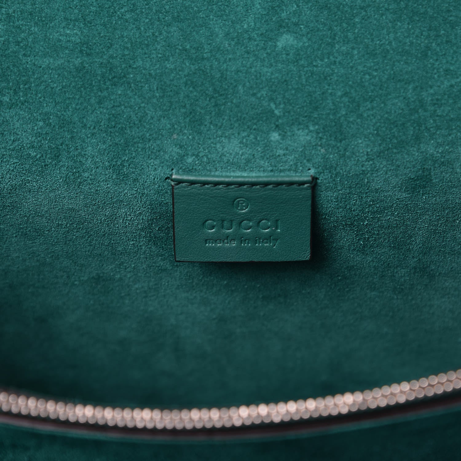 Gucci GG Supreme Monogram Embroidered Medium Dionysus Shoulder Bag Emerald 6 of 10