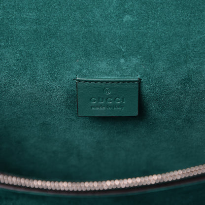 Gucci GG Supreme Monogram Embroidered Medium Dionysus Shoulder Bag Emerald 6 of 10