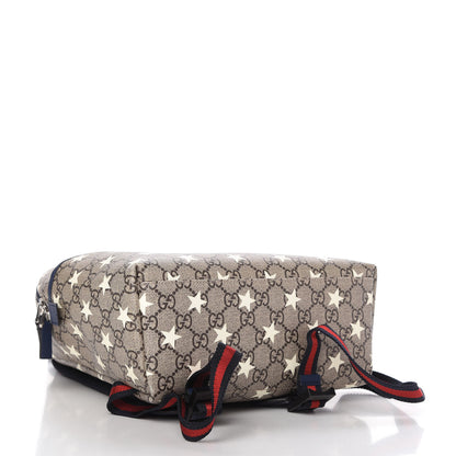 Gucci GG Supreme Monogram Stars Childrens Backpack Beige Ebony Yellow Royal 4 of 12