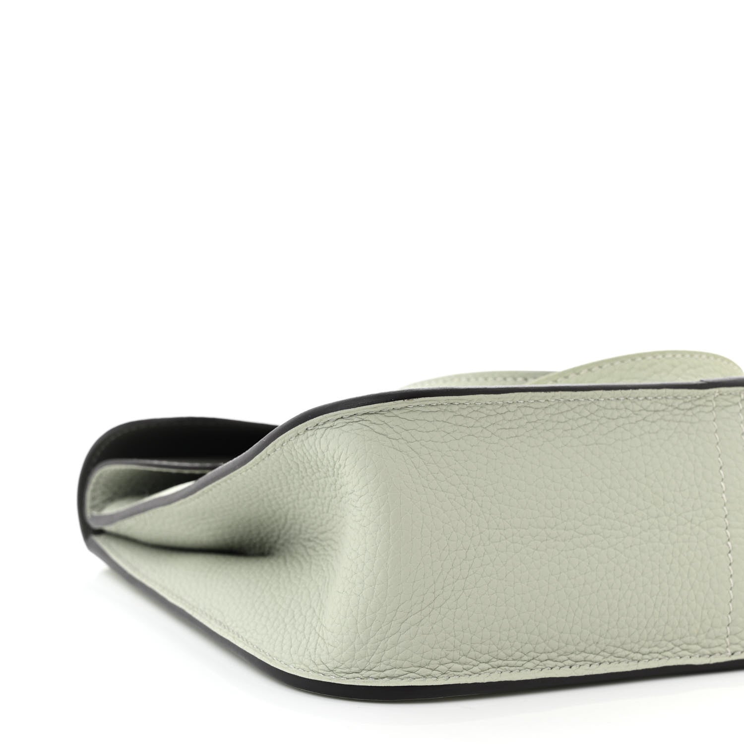 Hermes Taurillon Clemence Verso Halzan 25 Gris Neve Gris Meyer 9 of 11
