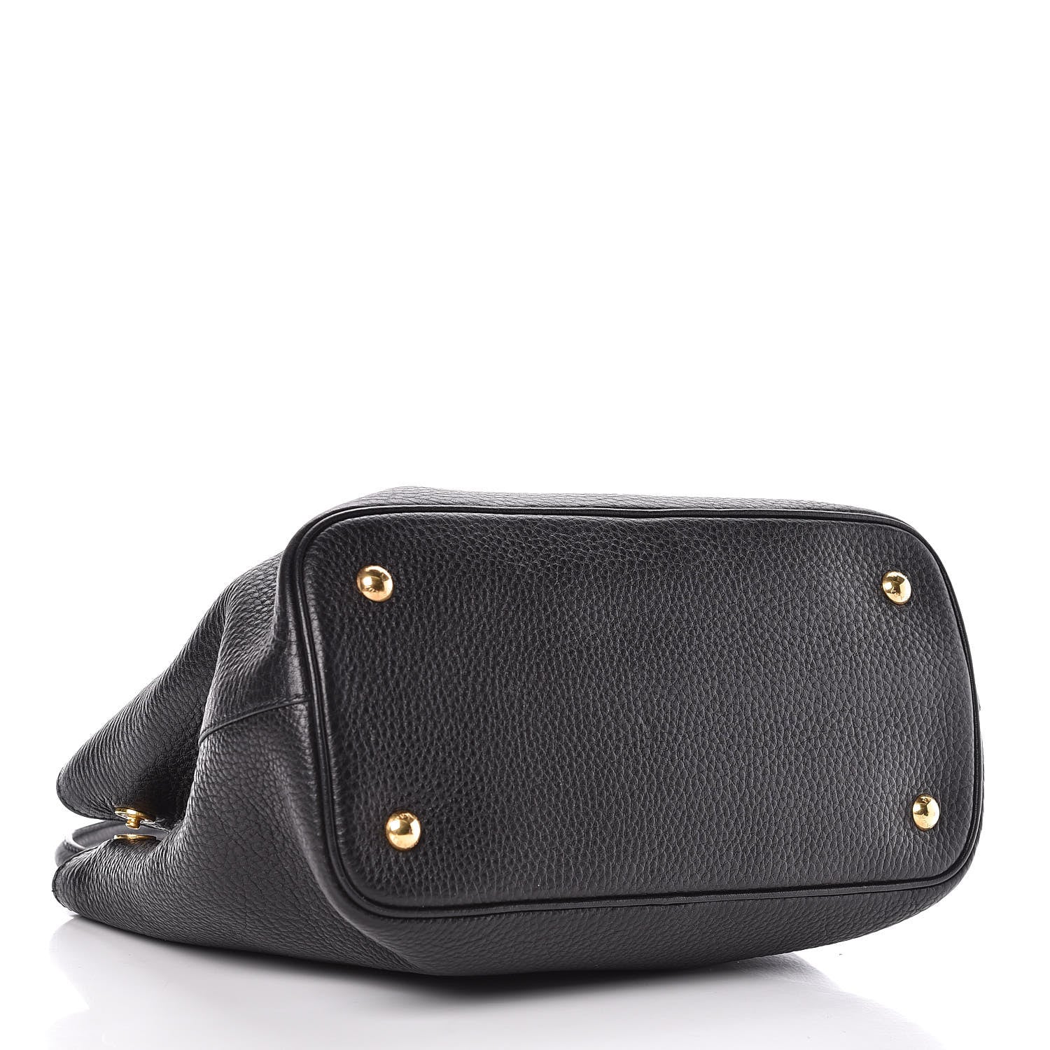 Prada Vitello Phenix Tote Black 4 of 12