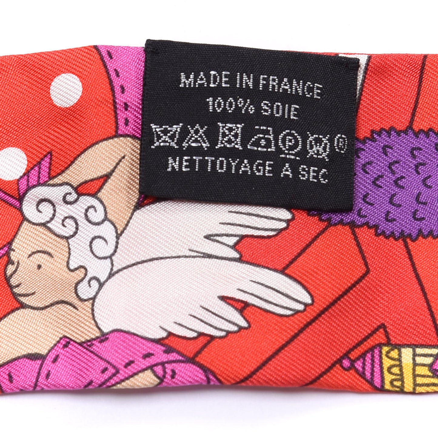 Silk Les Nouveaux Amoureux de Paris Twilly Rouge Violet Creme