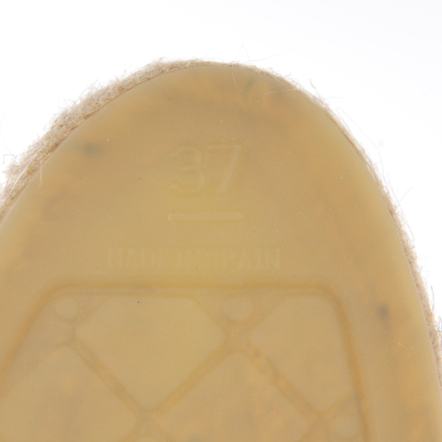 Lambskin CC Espadrilles 37 Beige Black