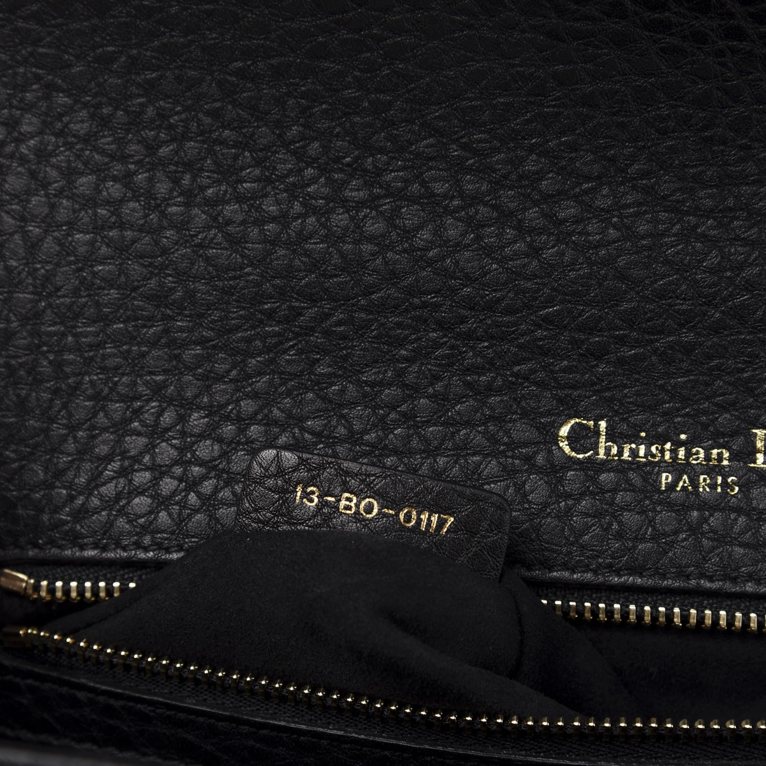 Christian Dior Grained Calfskin Medium Diorama Flap Bag Black 7 of 10