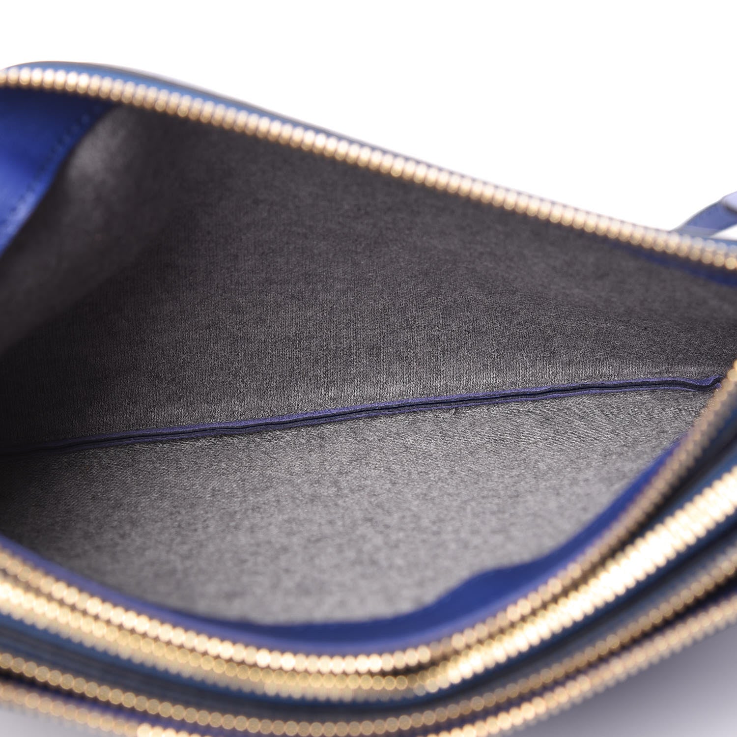 Celine Lambskin Large Trio Crossbody Bag Indigo 6 of 14
