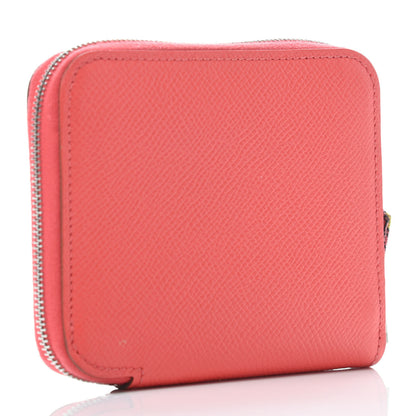 Hermes Epsom Silk'in Compact Wallet Rose Jaipur 2 of 4