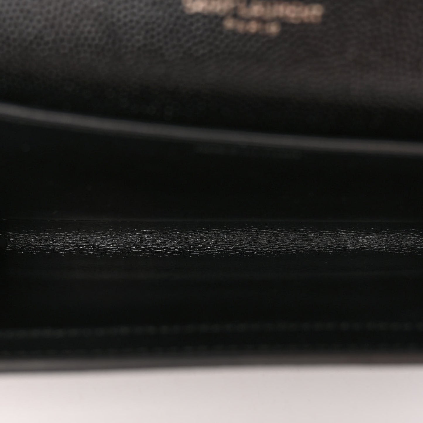 Grain De Poudre Monogram Uptown Chain Wallet Black