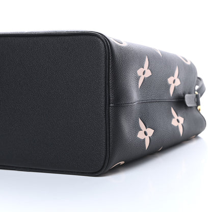 Louis Vuitton Empreinte Monogram Giant Neonoe MM Black Beige 11 of 12