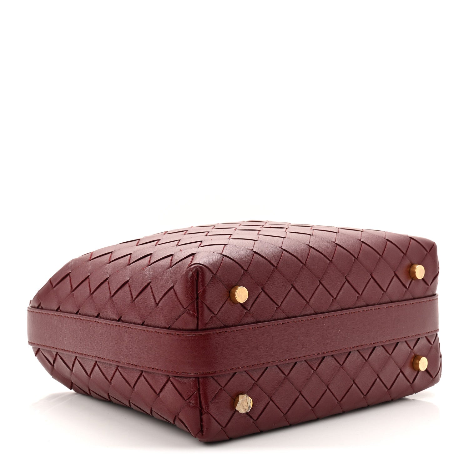 Bottega Veneta Calfskin Nappa Intrecciato Mini Wallace Barolo 4 of 10