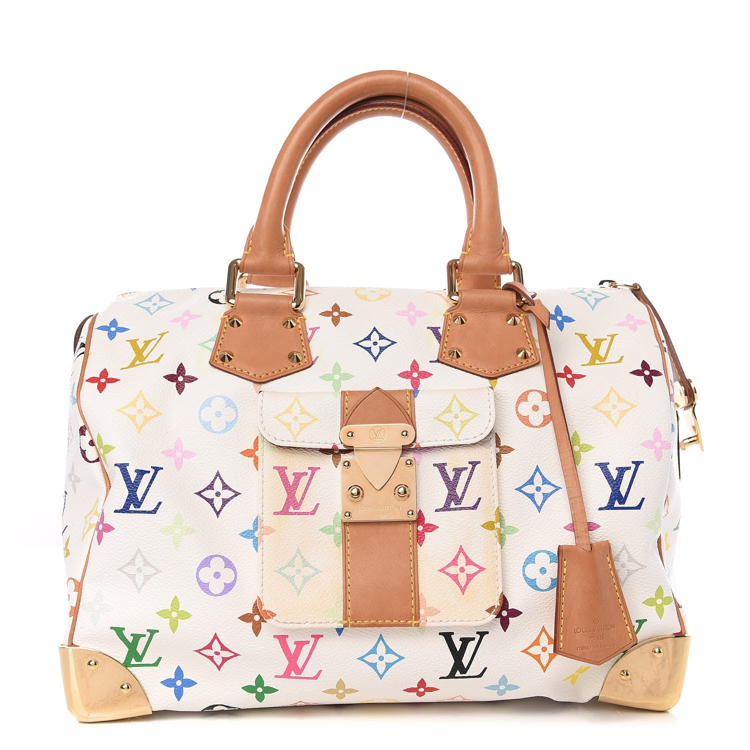 Louis Vuitton Monogram Multicolor Speedy 30 White 1 of 7