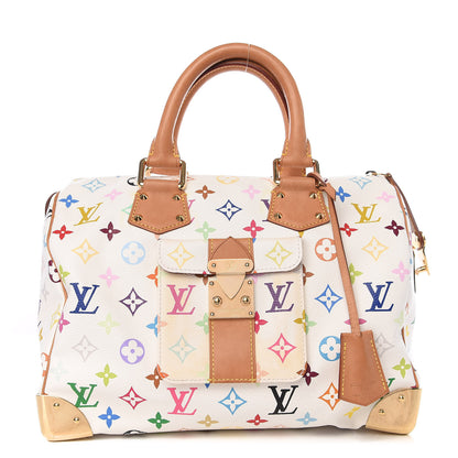Louis Vuitton Monogram Multicolor Speedy 30 White 1 of 7