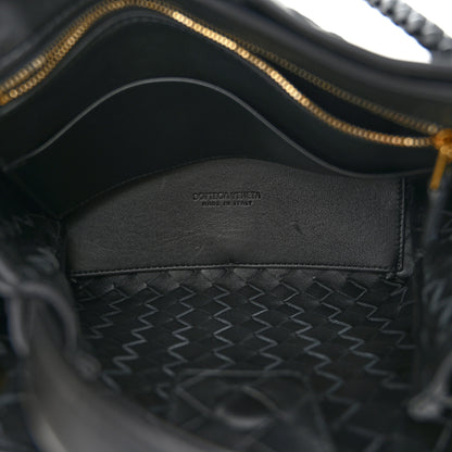 Bottega Veneta Nappa Intrecciato Small Andiamo Shoulder Bag Black 5 of 9