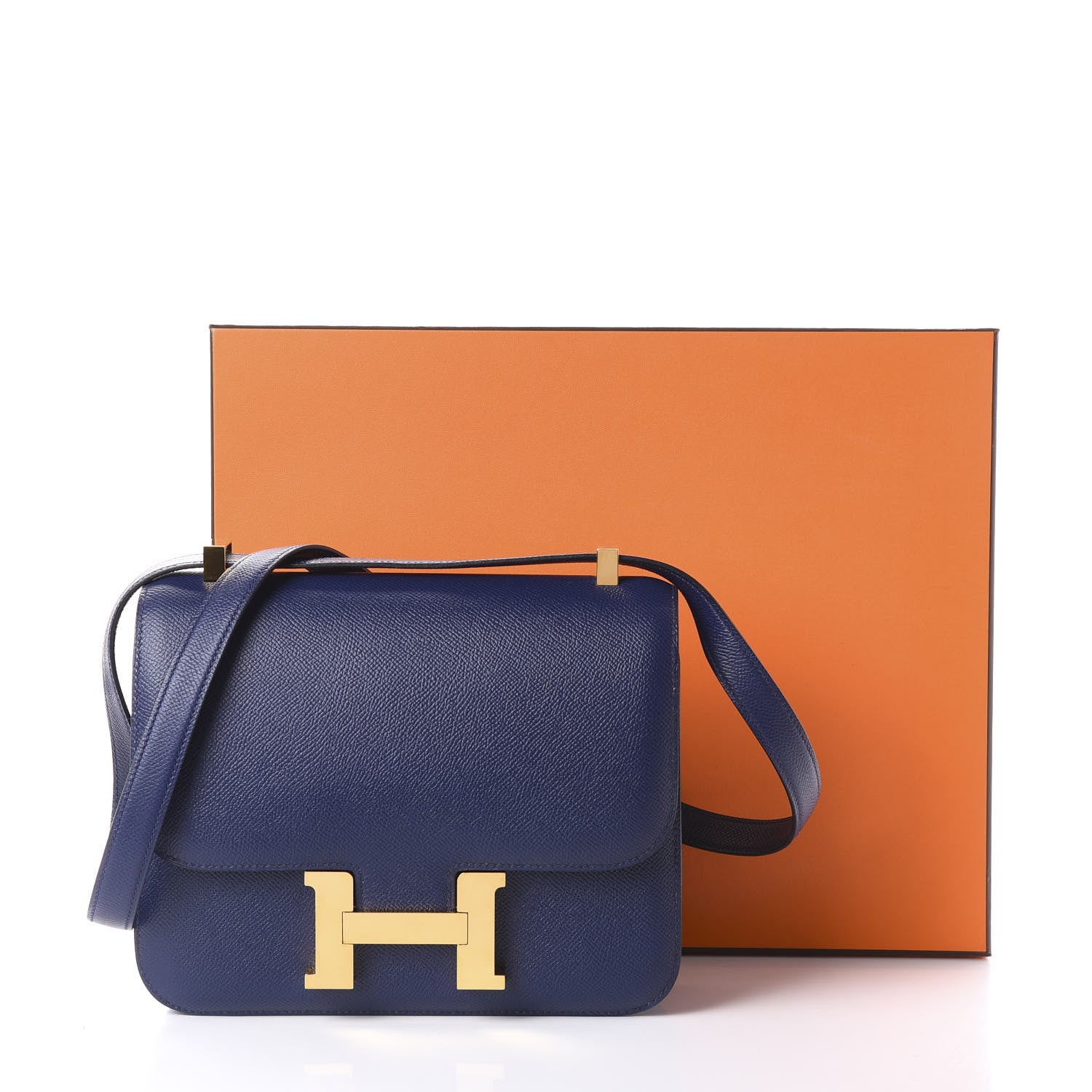 Hermes Epsom Constance 24 Bleu Saphir 10 of 10