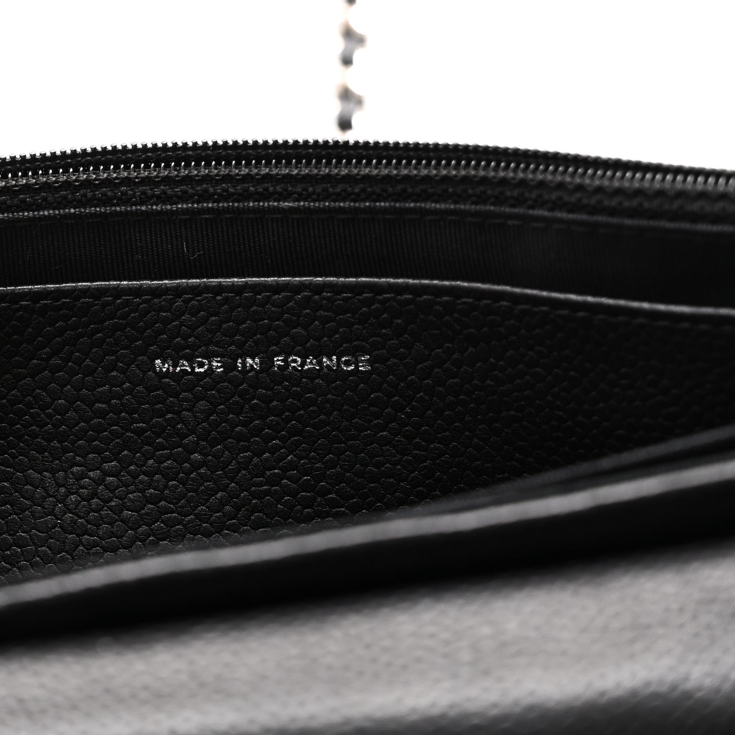 Caviar Half Moon Wallet On Chain WOC Black