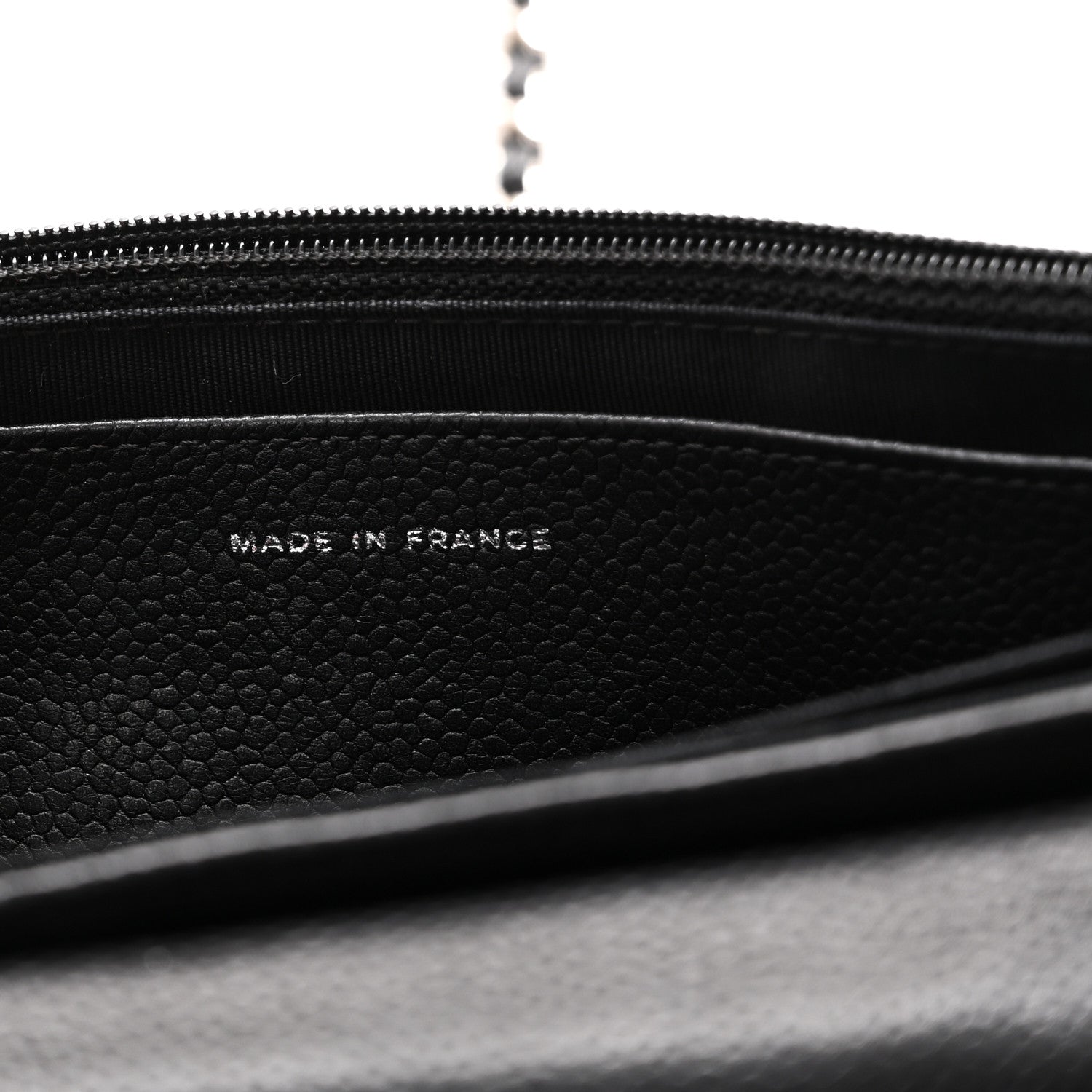 Chanel Caviar Half Moon Wallet On Chain WOC Black 7 of 12