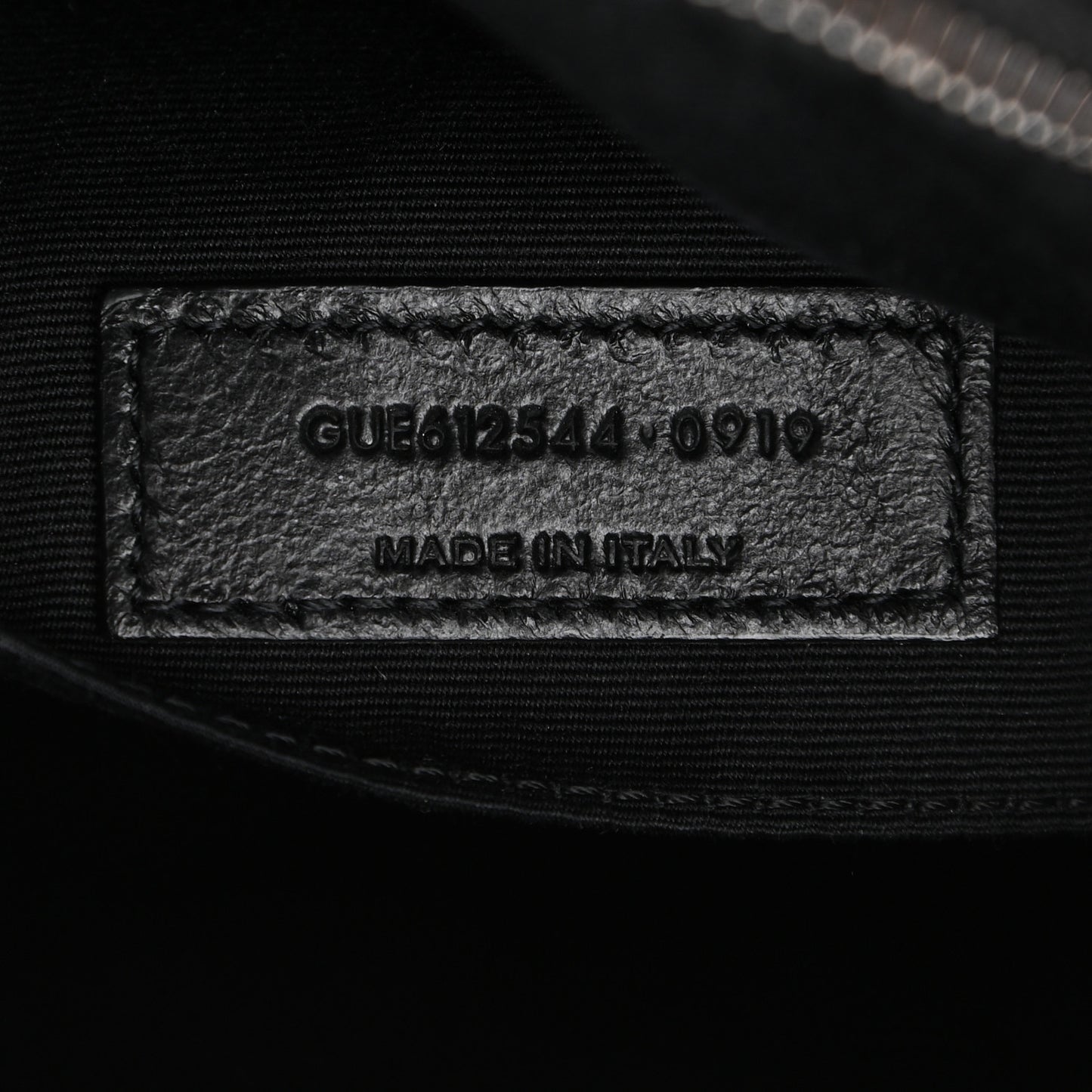 Calfskin Matelasse Monogram Lou Camera Bag Black