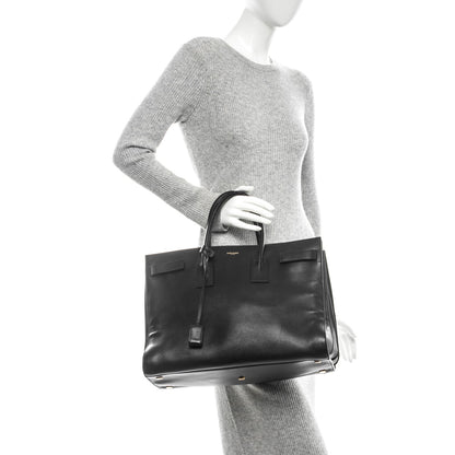 Saint Laurent Calfskin Large Sac De Jour Carryall Black 2 of 7