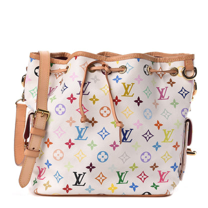 Louis Vuitton Monogram Multicolor Petit Noe White 1 of 13
