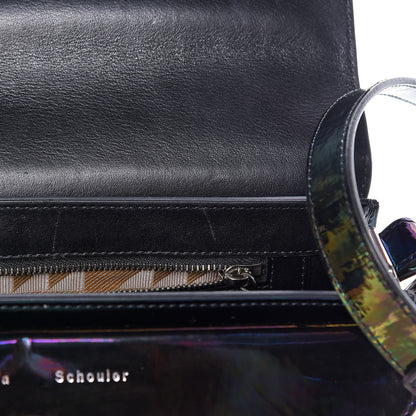 Proenza Schouler Holographic Patent Mini PS11 Classic Shoulder Bag Oil Slick 12 of 14