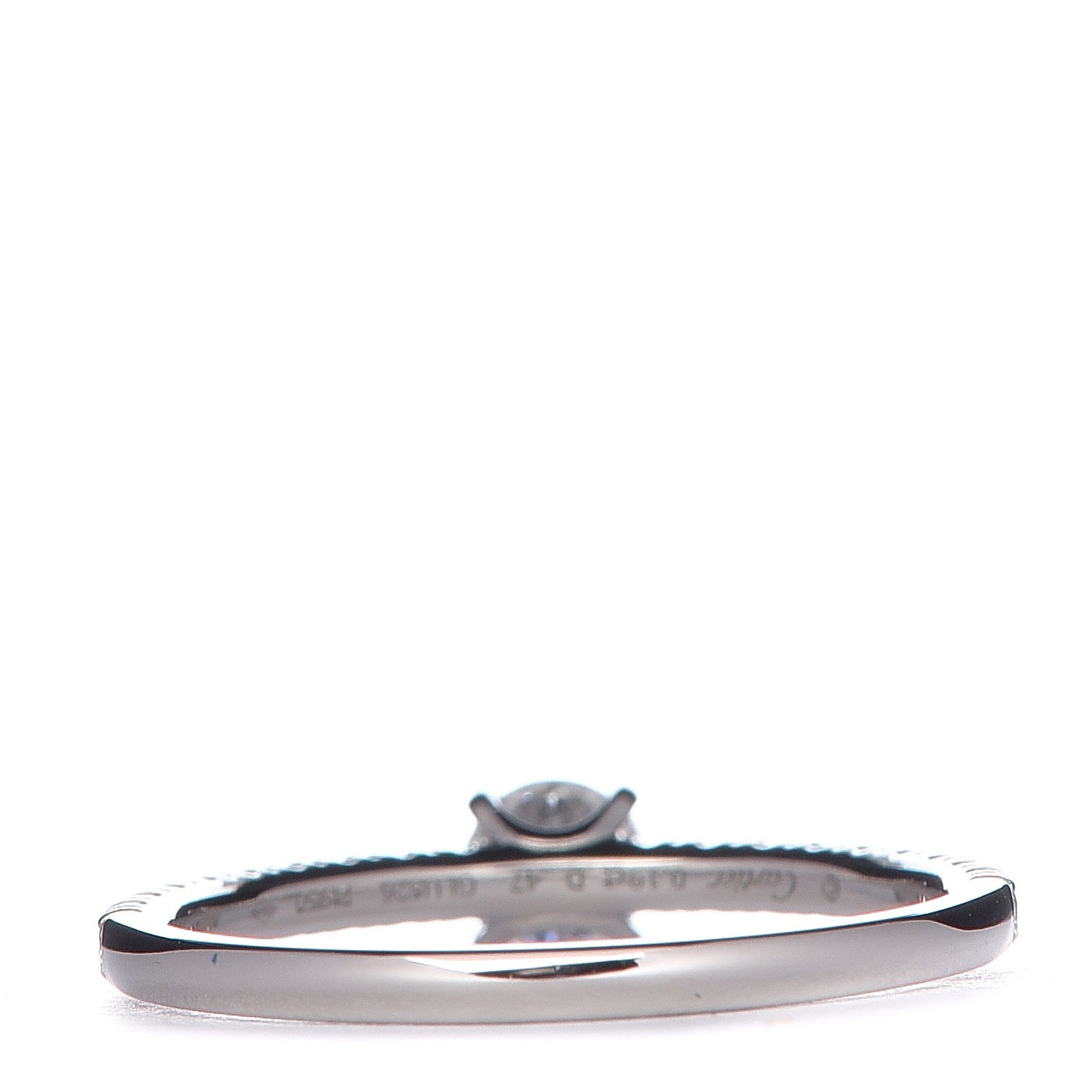 Platinum Diamond .19ct Engagement Ring 47 4