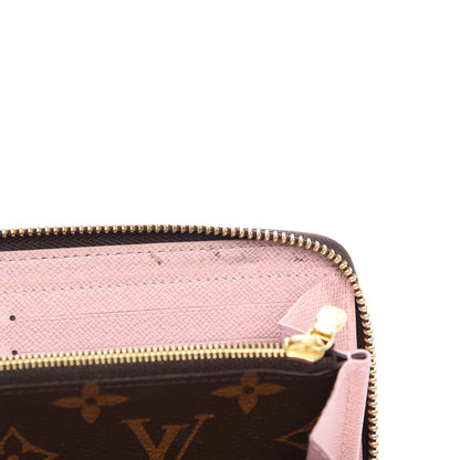 Louis Vuitton Monogram Clemence Wallet Rose Ballerine 8 of 11