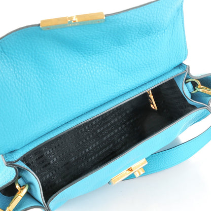 Prada Vitello Daino Sound Twin Pocket Satchel Voyage 5 of 9