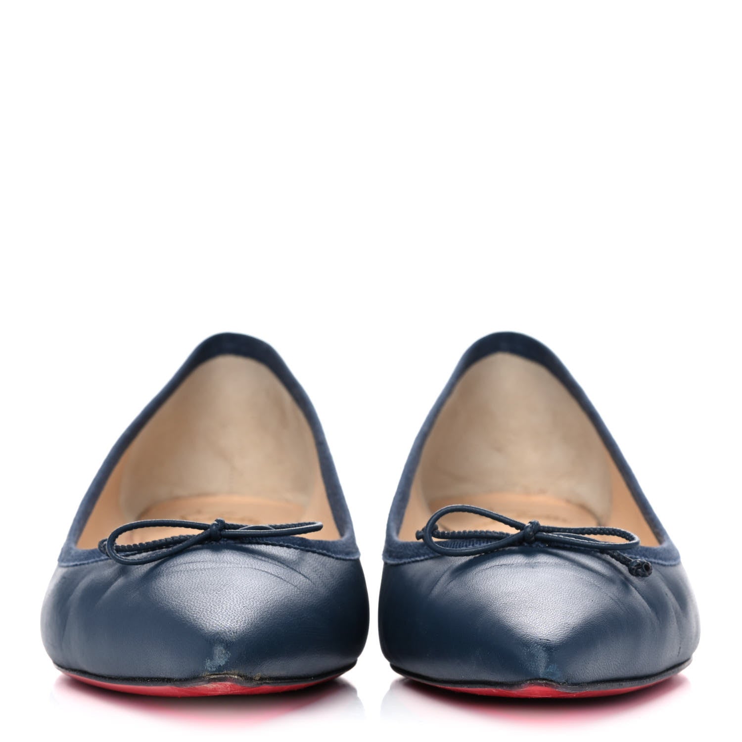 Christian Louboutin Nappa Spiked Hall Flats 40.5 Version Nocturne 2 of 11