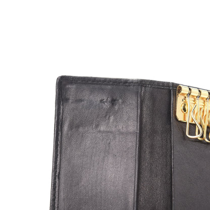 Prada Nappa Gaufre 6 Key Holder Black 9 of 10