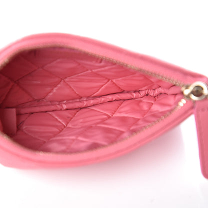Chanel Lambskin Quilted Small Casino Cosmetic Case Pink 5 of 8