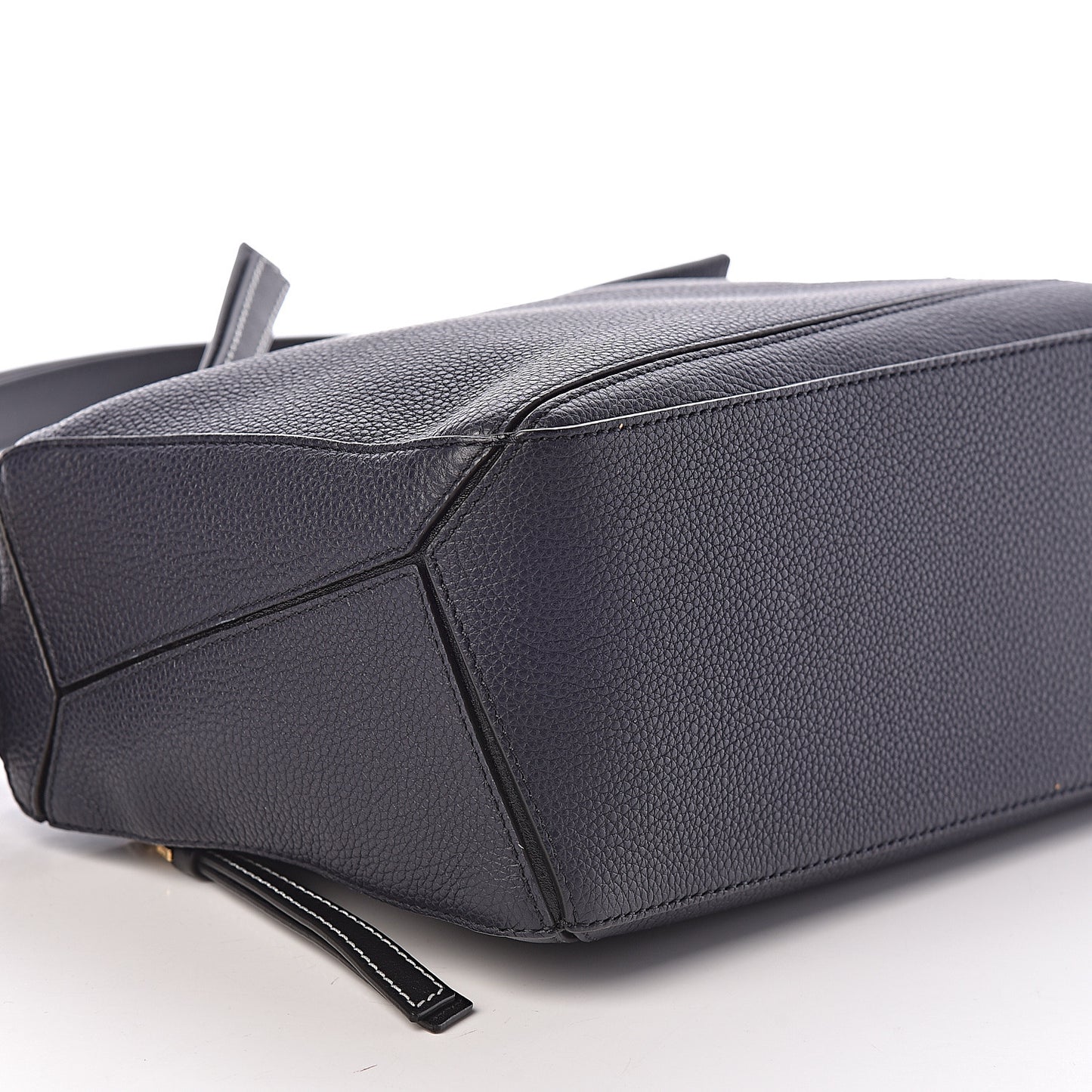 Calfskin Small Puzzle Bag Midnight Blue Black