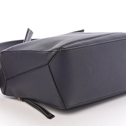 Loewe Calfskin Small Puzzle Bag Midnight Blue Black 8 of 9