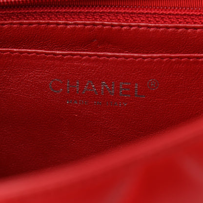 Chanel Lambskin Quilted Jumbo Double Flap Red 6 of 12
