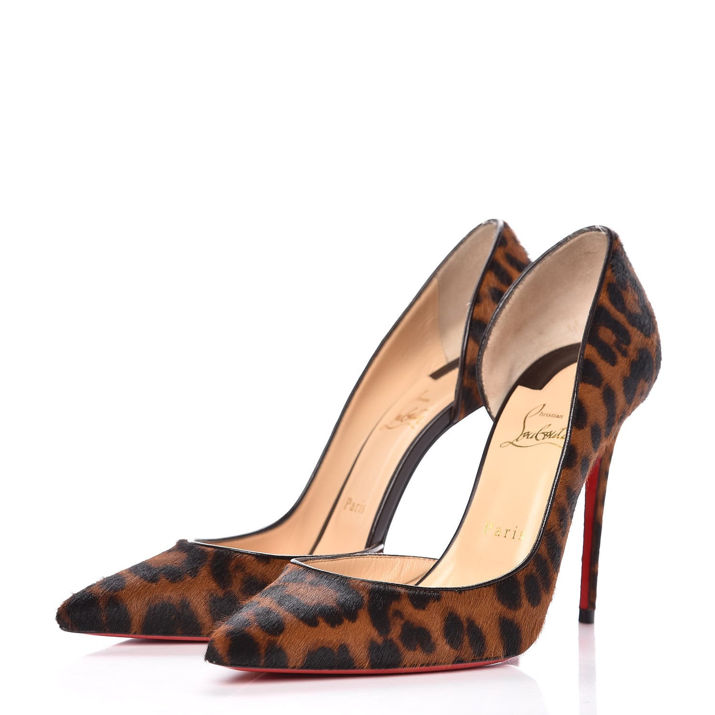 Pony Hair Dark Leopard Iriza 100 Pumps 40 Brown
