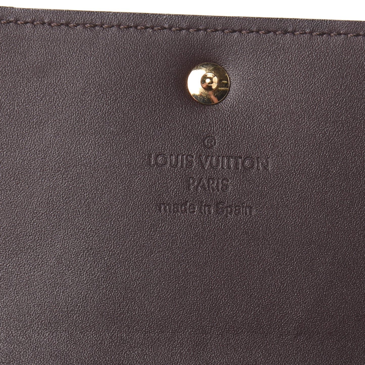 Vernis Business Card Holder Amarante