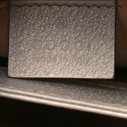 Gucci GG Supreme Monogram Flora Web Small Ophidia Chain Shoulder Bag White 5 of 13