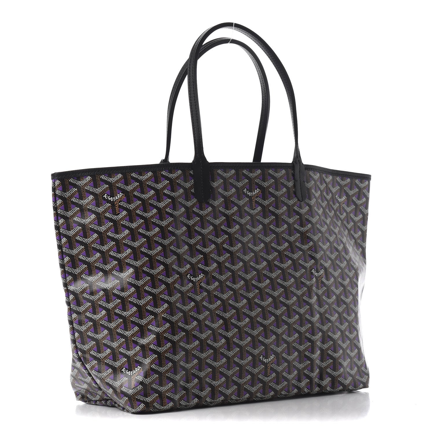 Goyard Goyardine Saint Louis Claire Voie PM Black Violet 2 of 9