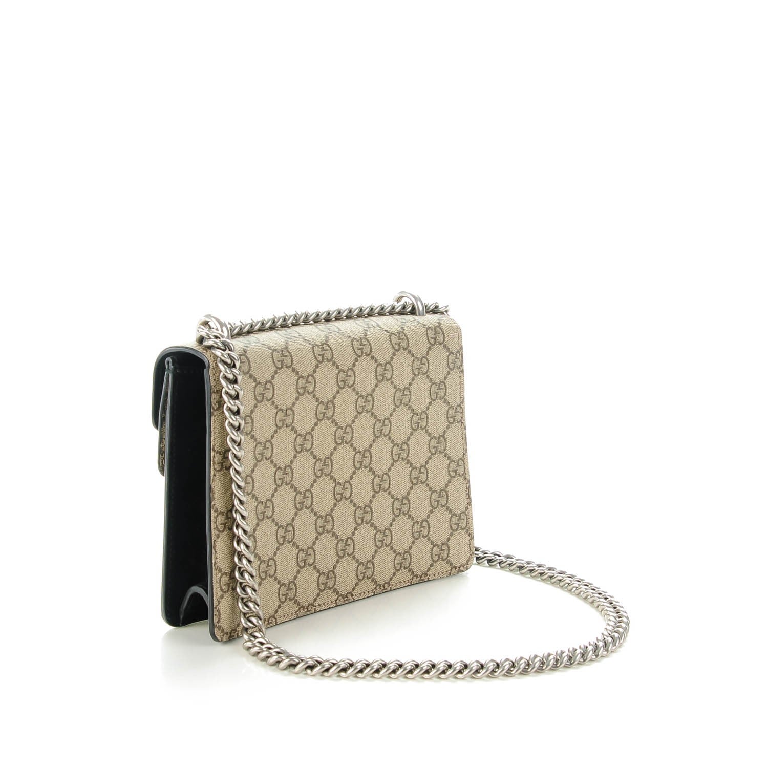 Gucci GG Supreme Monogram Mini Dionysus Shoulder Bag Black 3 of 7