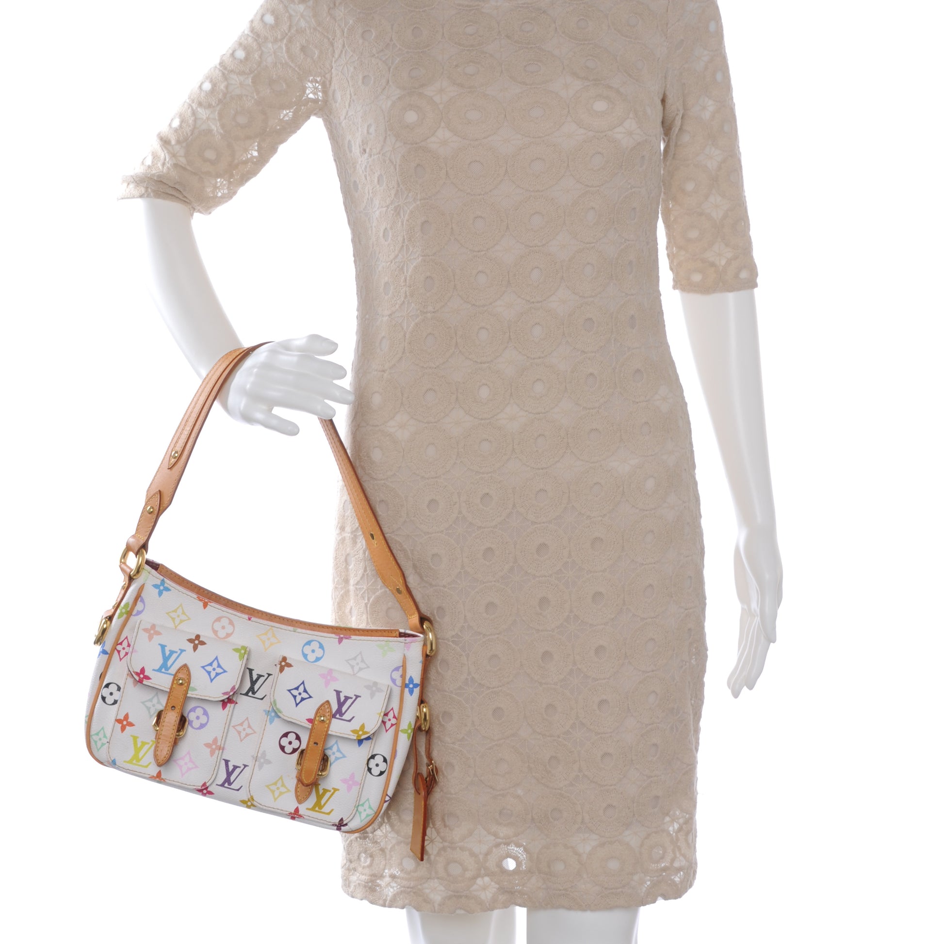Louis Vuitton Monogram Multicolor Lodge PM White 2 of 8