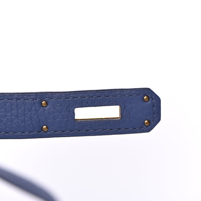 Hermes Taurillon Clemence Kelly Retourne 32 Bleu Brighton 20 of 42