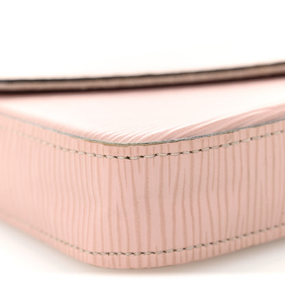 Louis Vuitton Epi Pochette Felicie Rose Ballerine 10 of 12