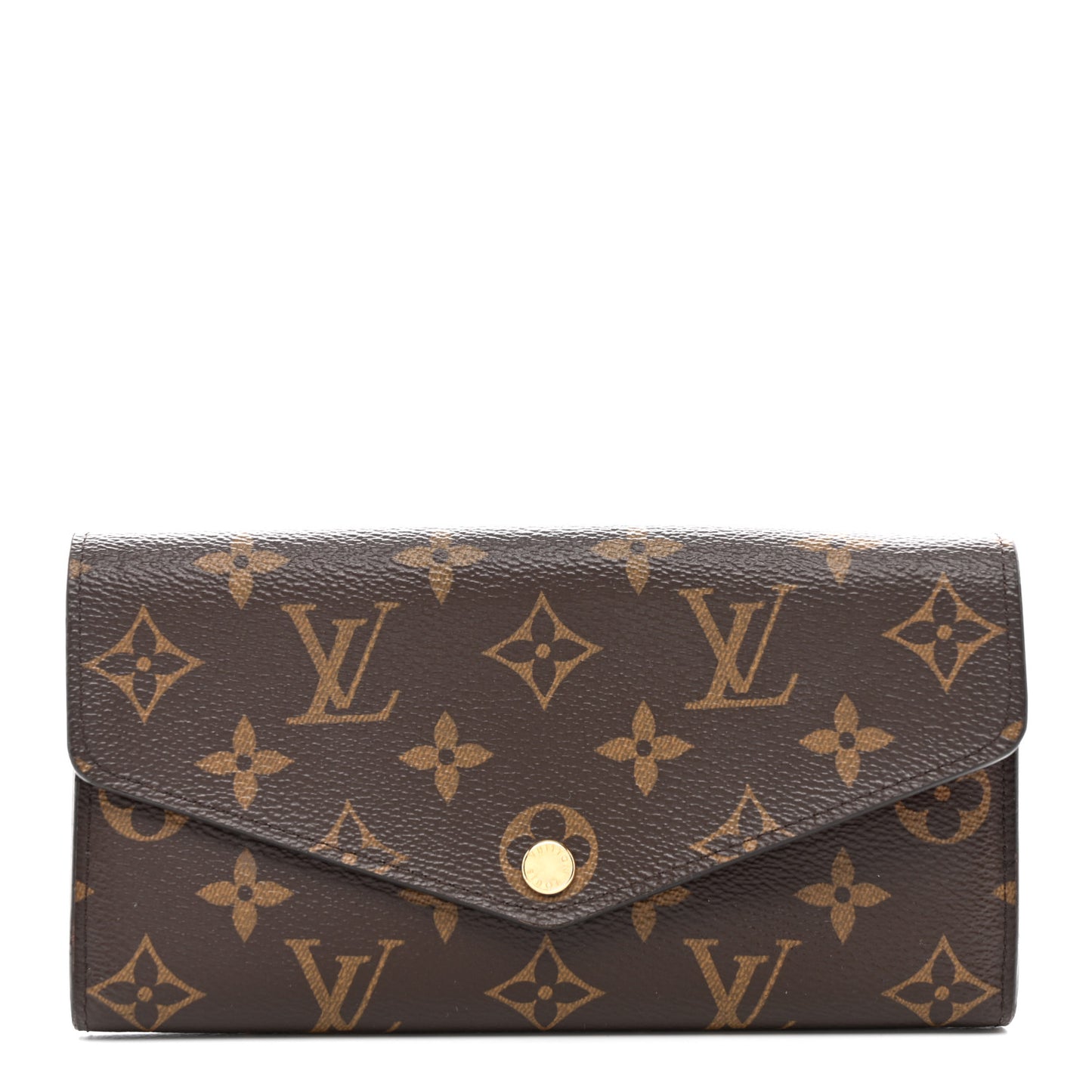 Monogram Sarah Wallet NM Coquelicot