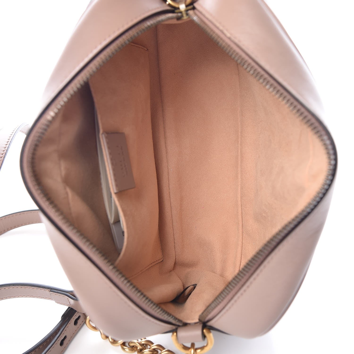 Gucci Calfskin Matelasse Small GG Marmont Chain Shoulder Bag Porcelain Rose 5 of 7