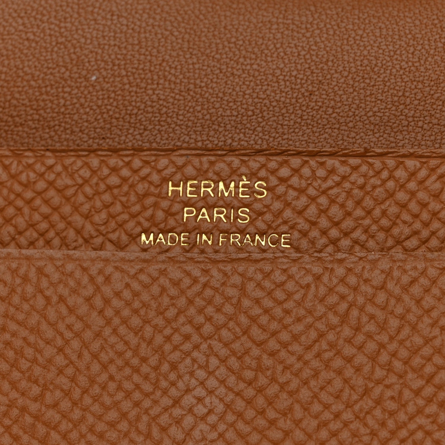 Hermes Epsom Mini Bearn Wallet Gold 6 of 14