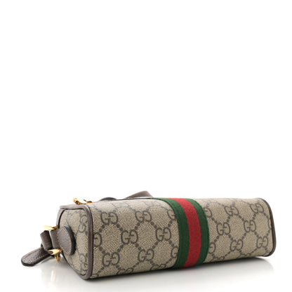 Gucci GG Supreme Monogram Web Mini Ophidia Shoulder Bag Brown 4 of 10