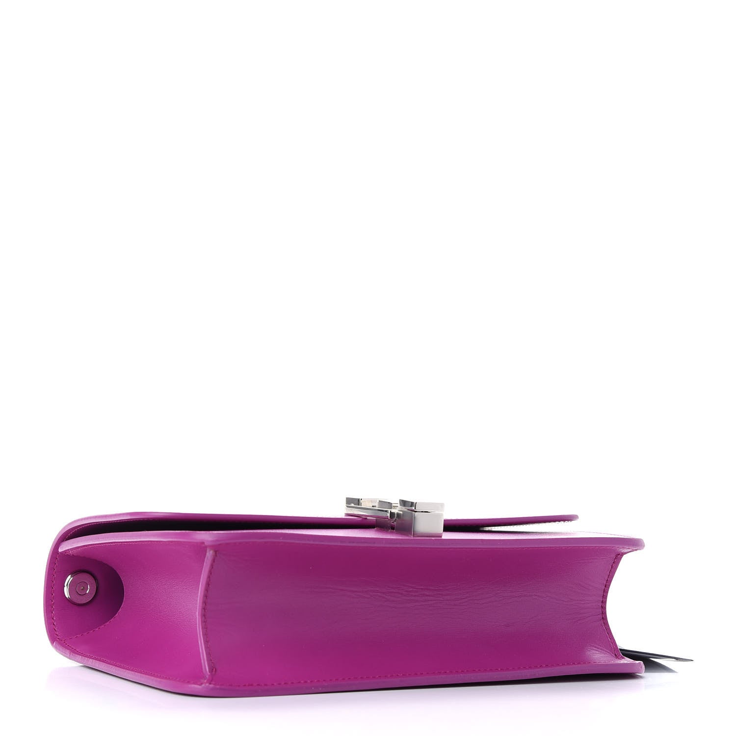 Saint Laurent Smooth Calfskin Le Carre Shoulder Bag Purple 4 of 8