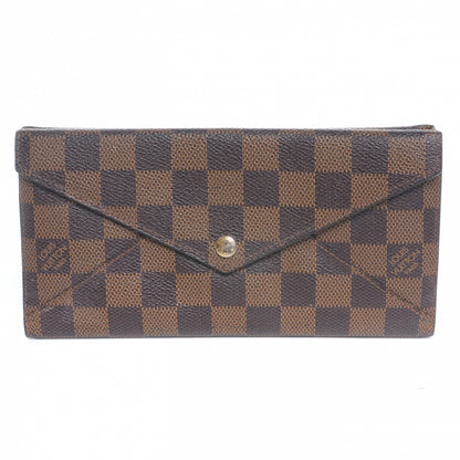 Louis Vuitton Damier Ebene Long Origami Wallet 1 of 6