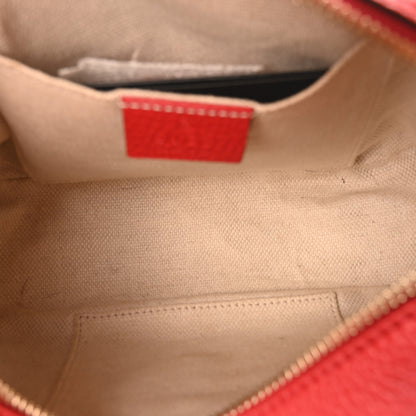 Gucci Pebbled Calfskin Small Soho Disco Bag Vibrant Red 5 of 10
